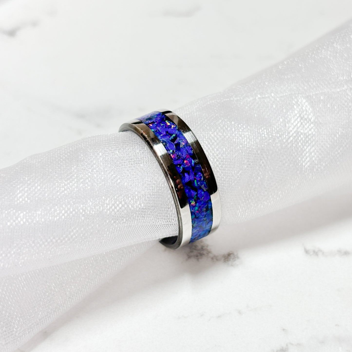 Purple Opal Ring