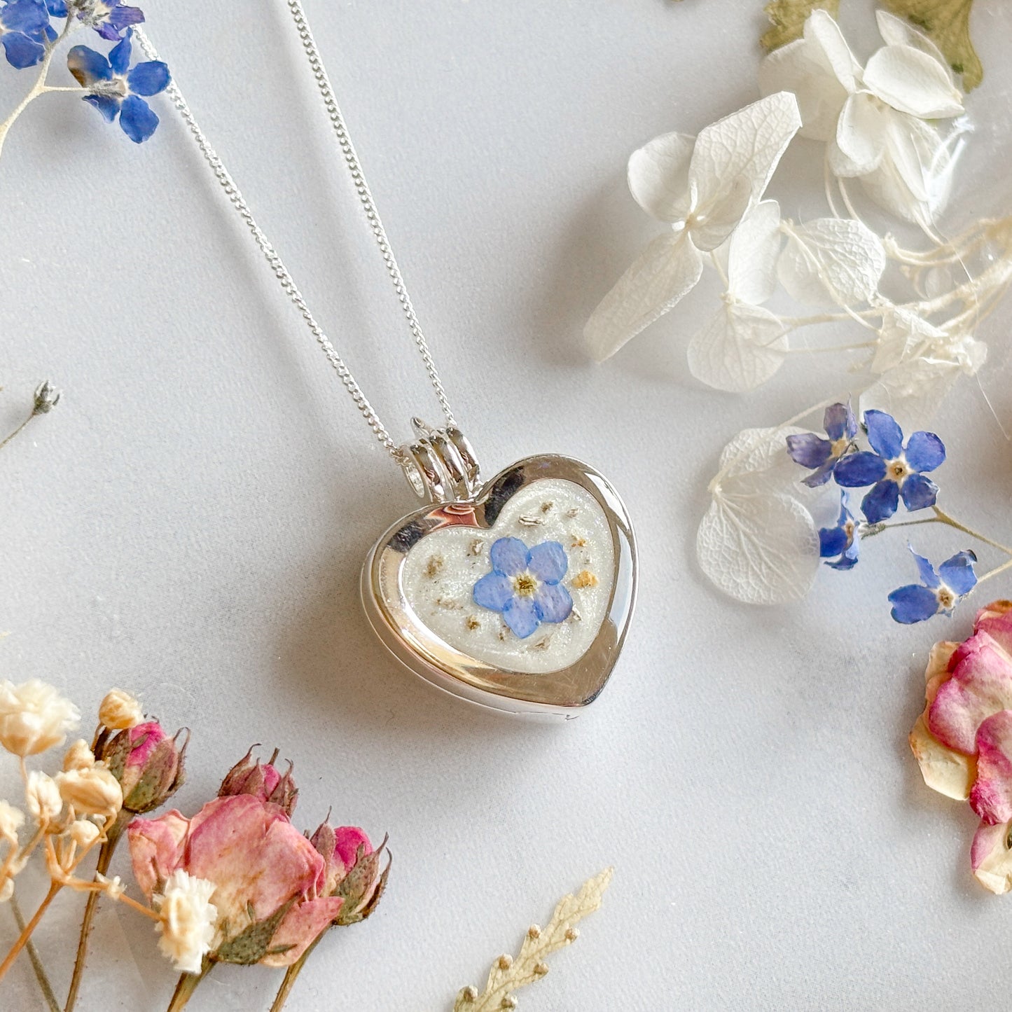 Sterling Silver Ashes Locket