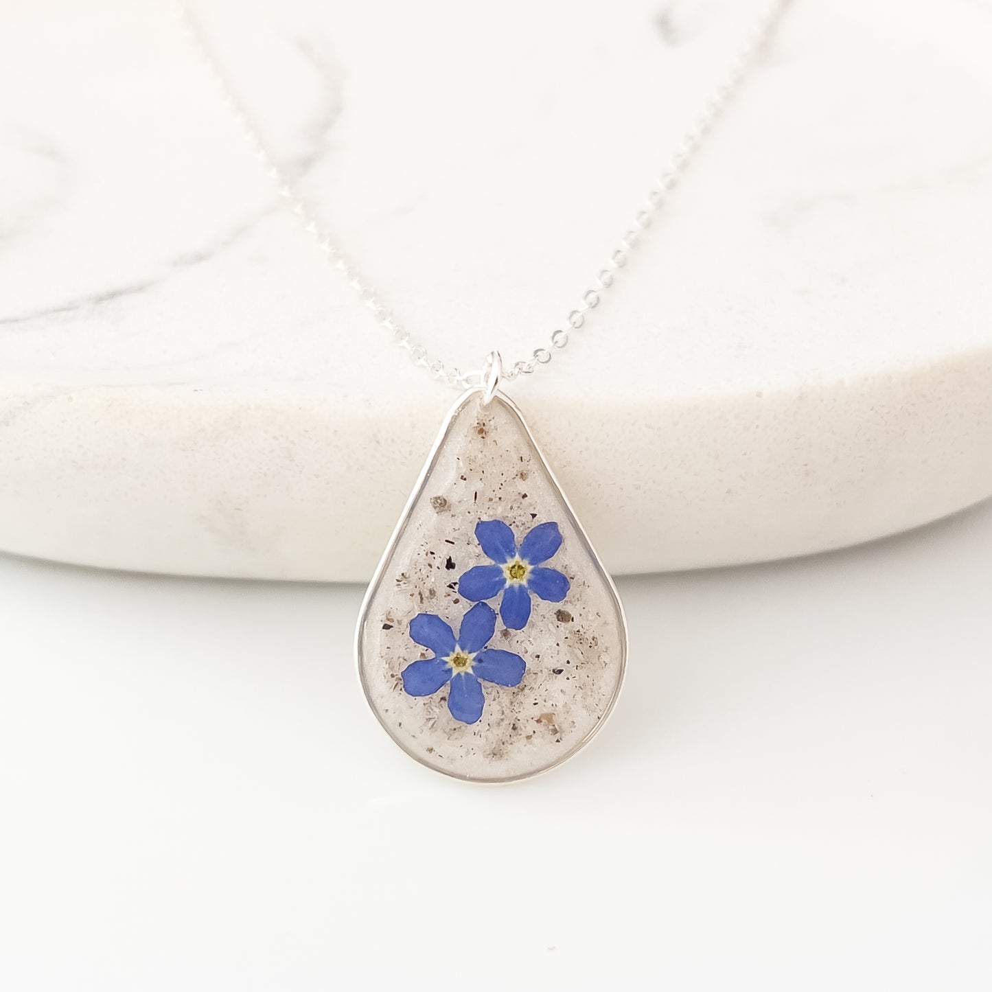 Sterling Silver Ashes Necklace