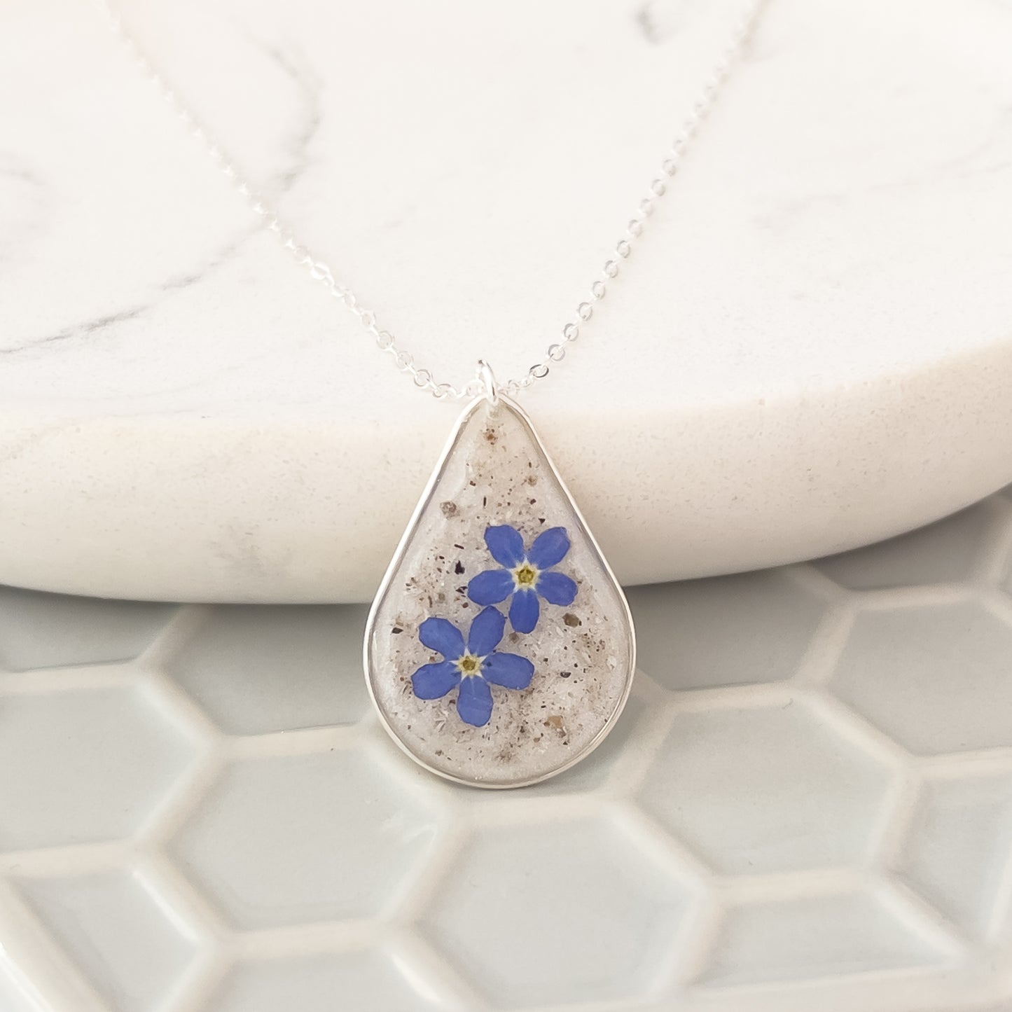 Sterling Silver Ashes Necklace
