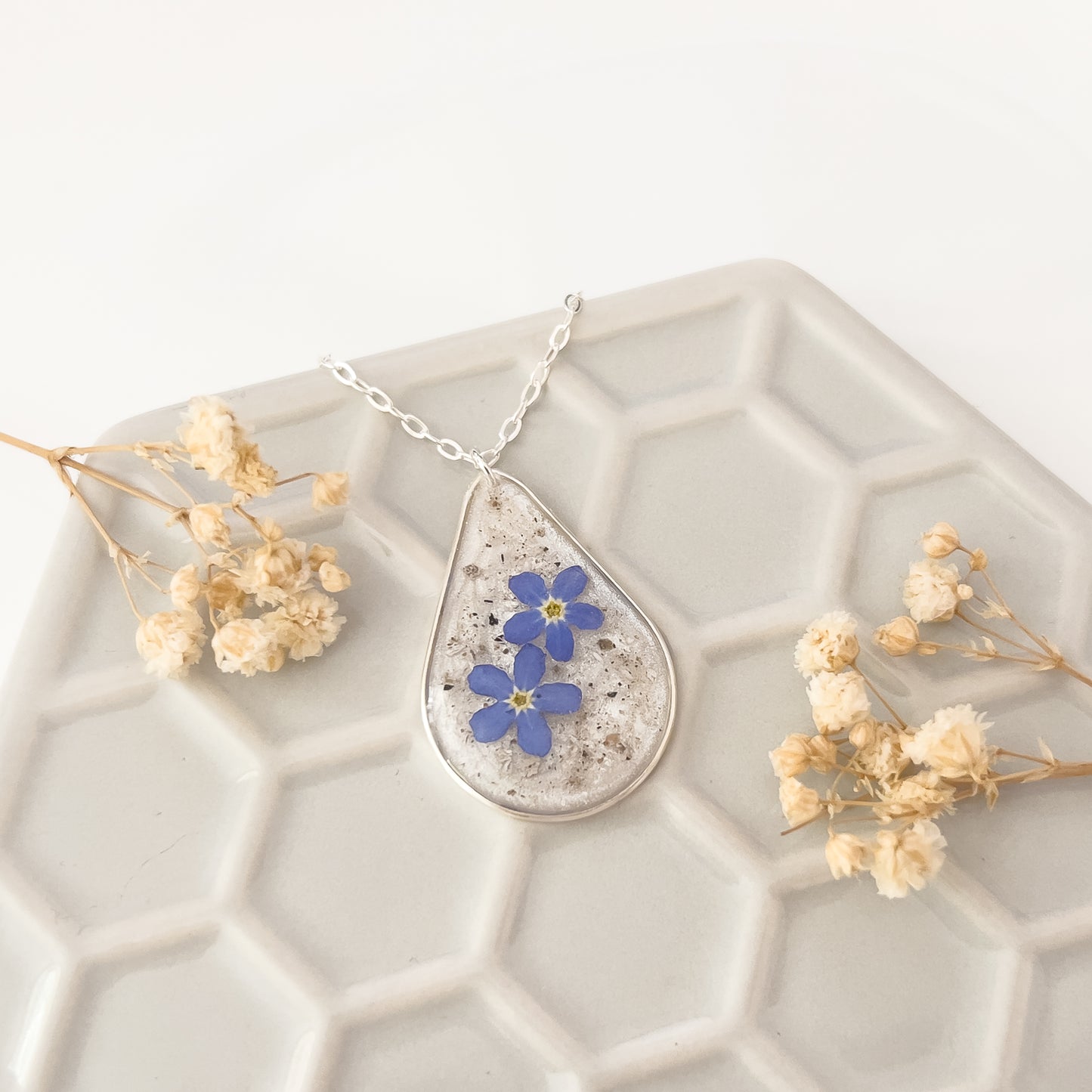 Sterling Silver Ashes Necklace