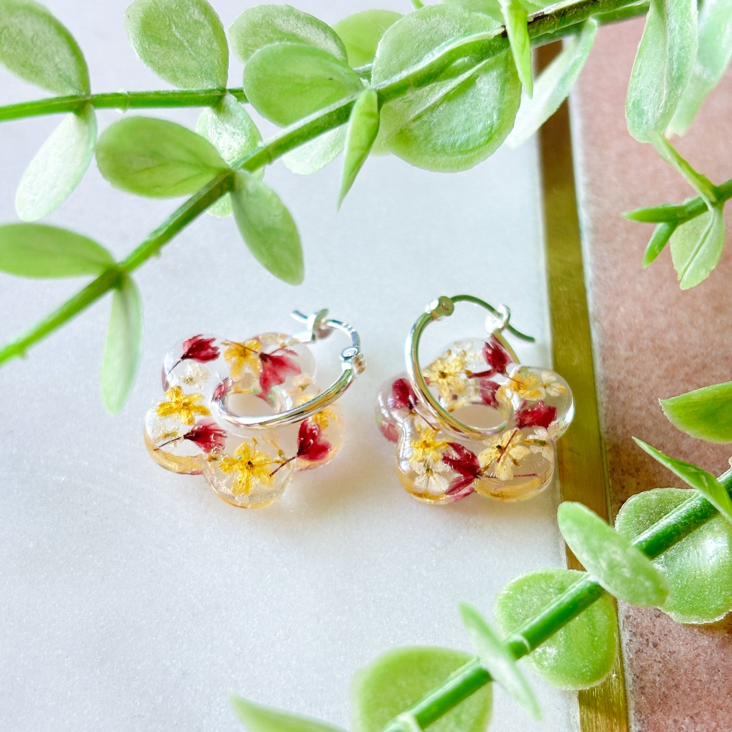 Sterling Silver Summer Hoops