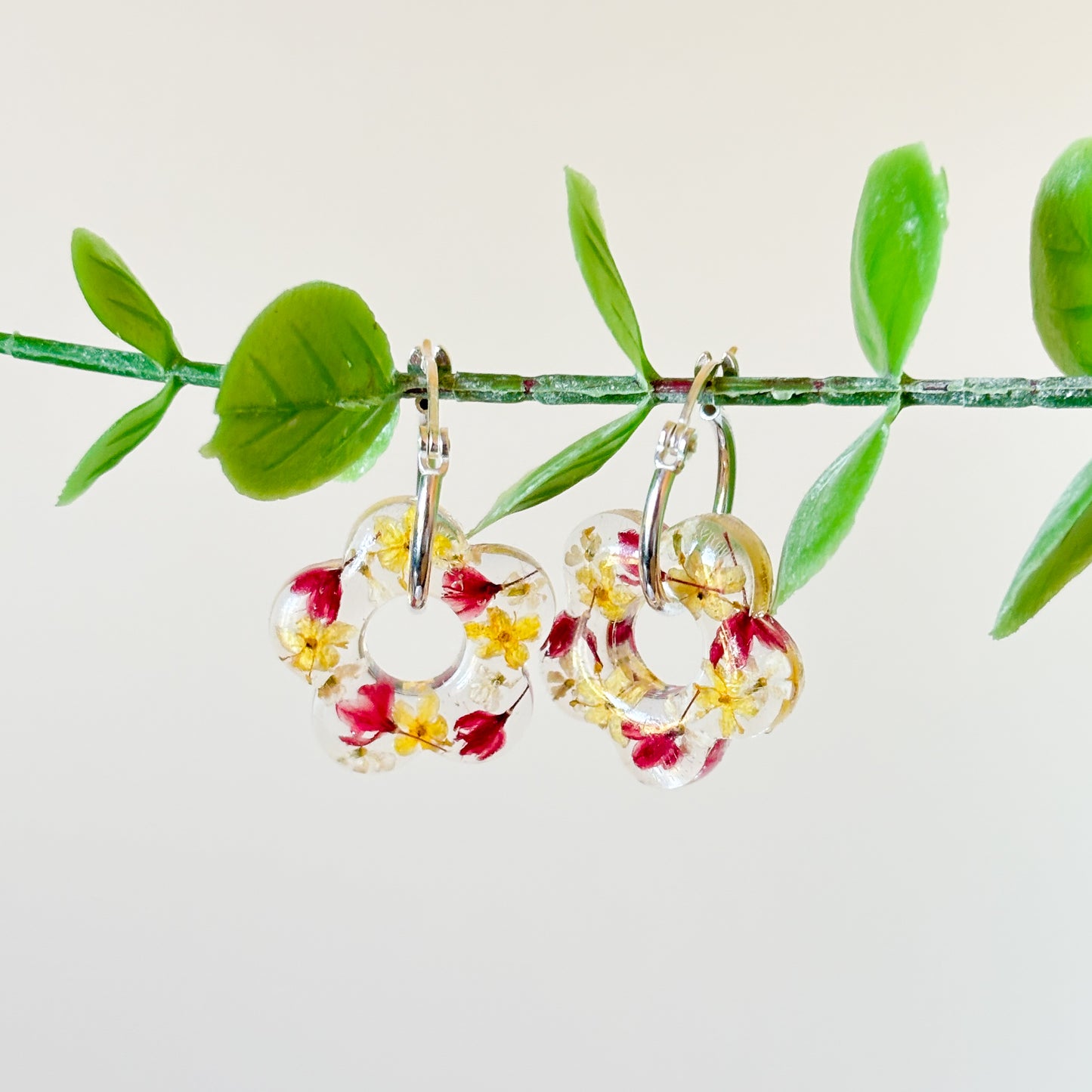 Sterling Silver Summer Hoops