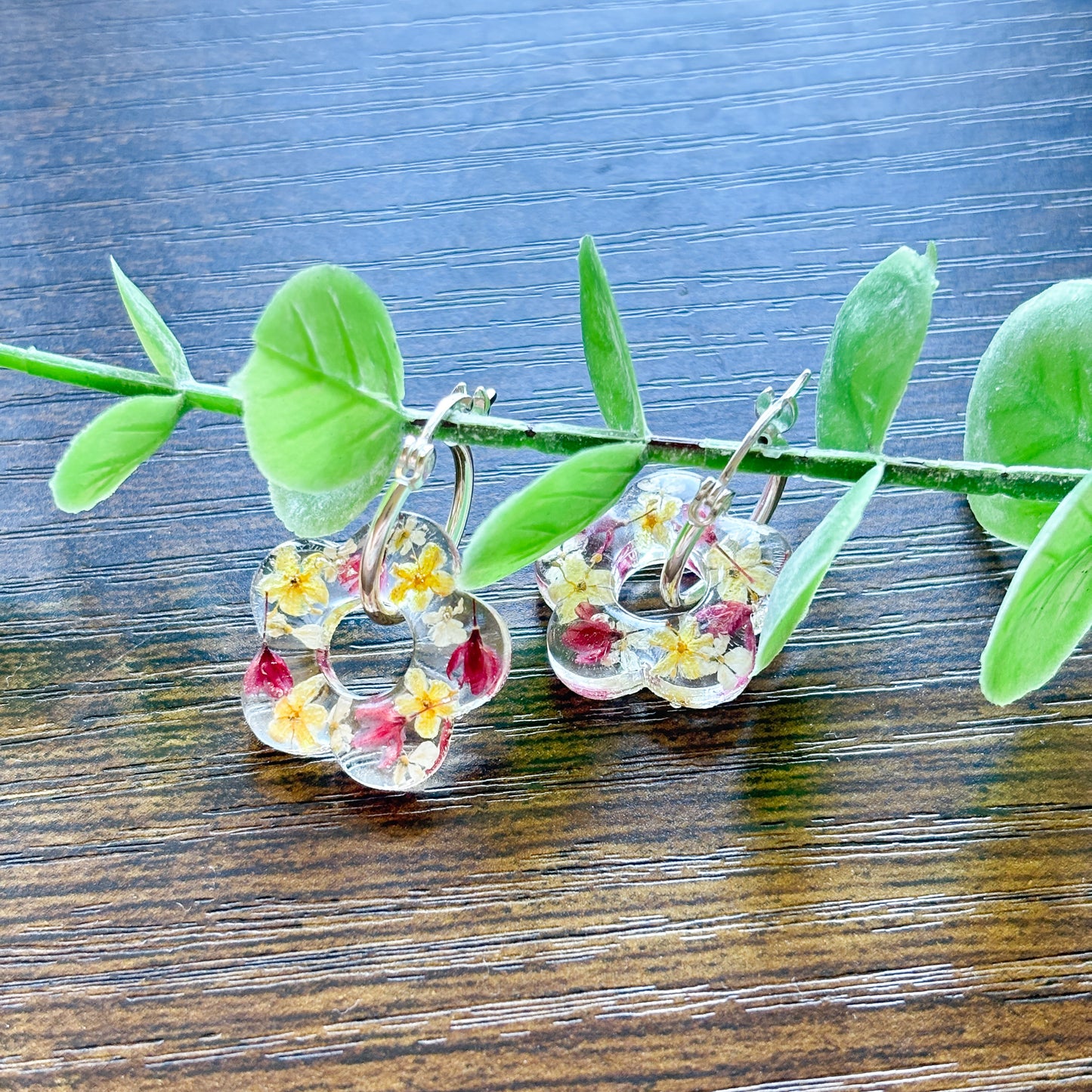 Sterling Silver Summer Hoops