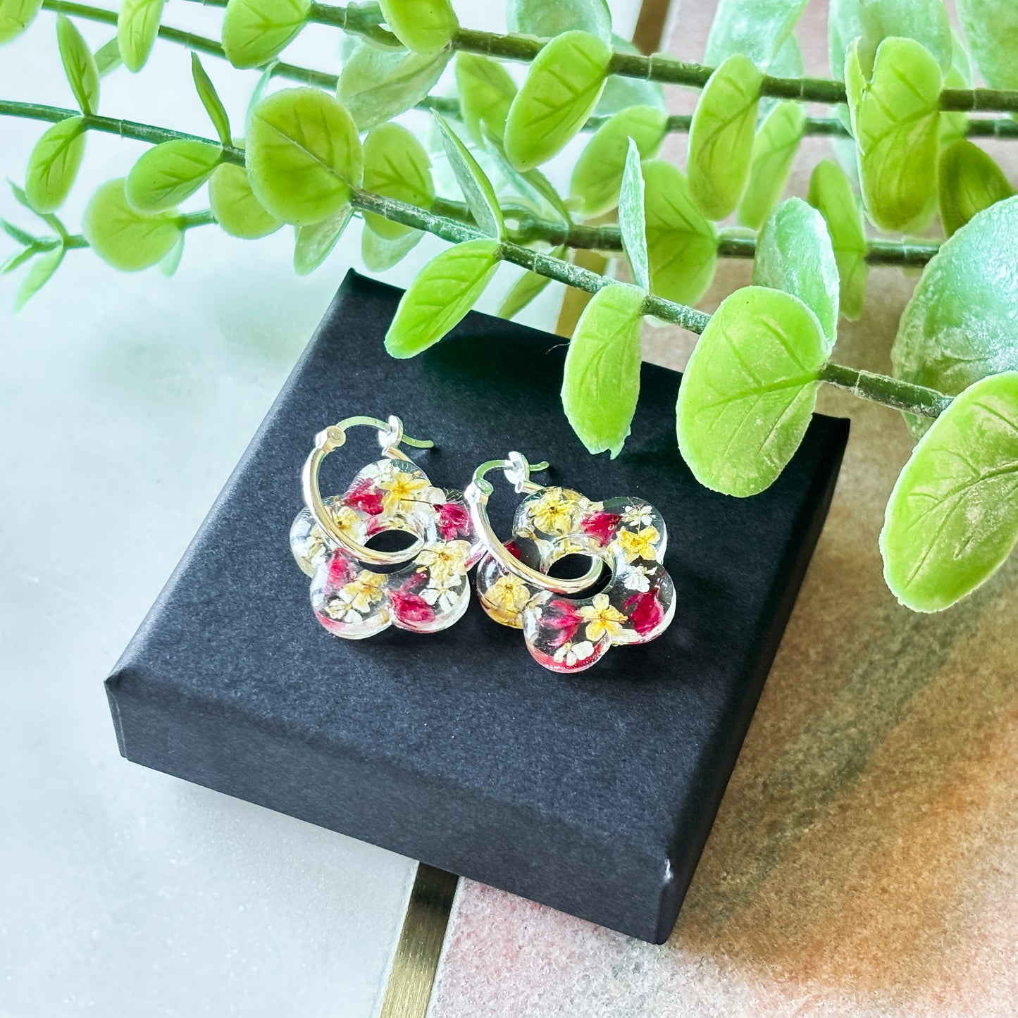 Sterling Silver Summer Hoops
