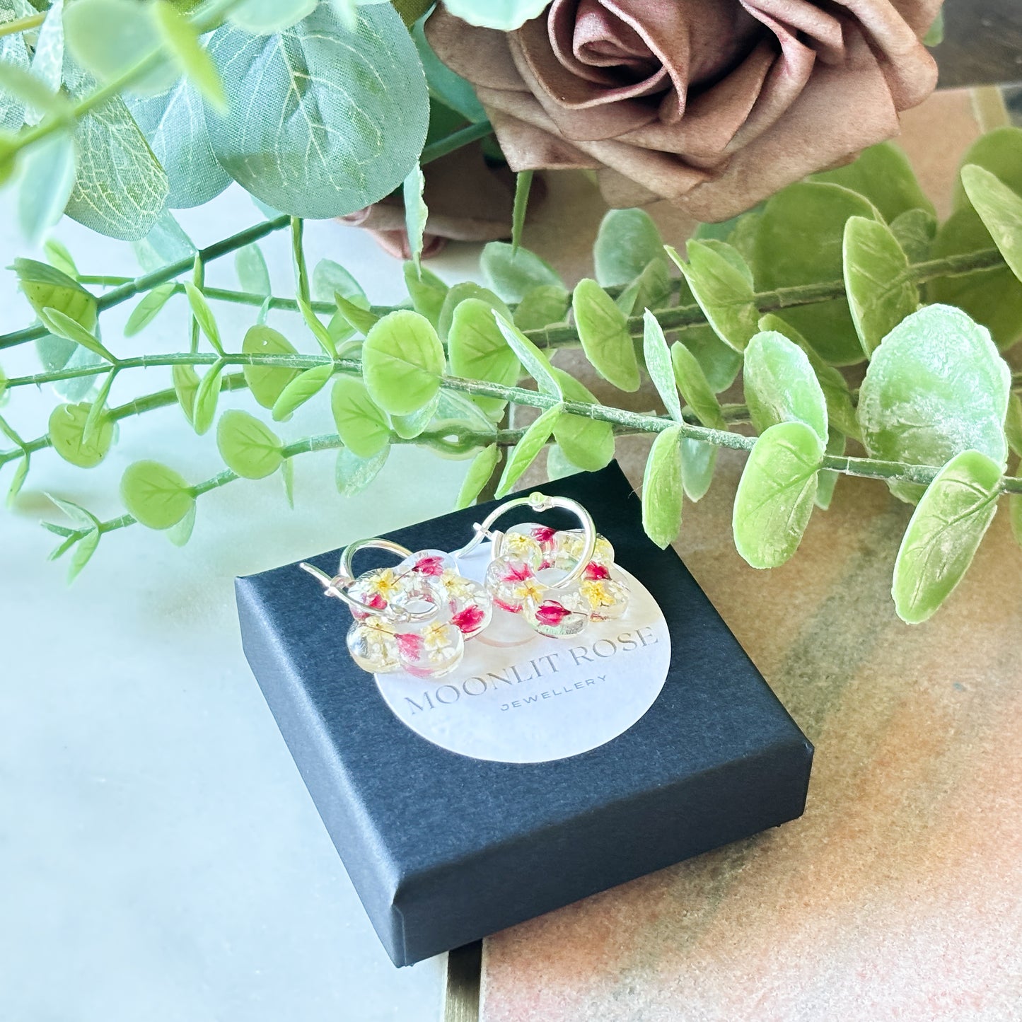 Sterling Silver Summer Hoops