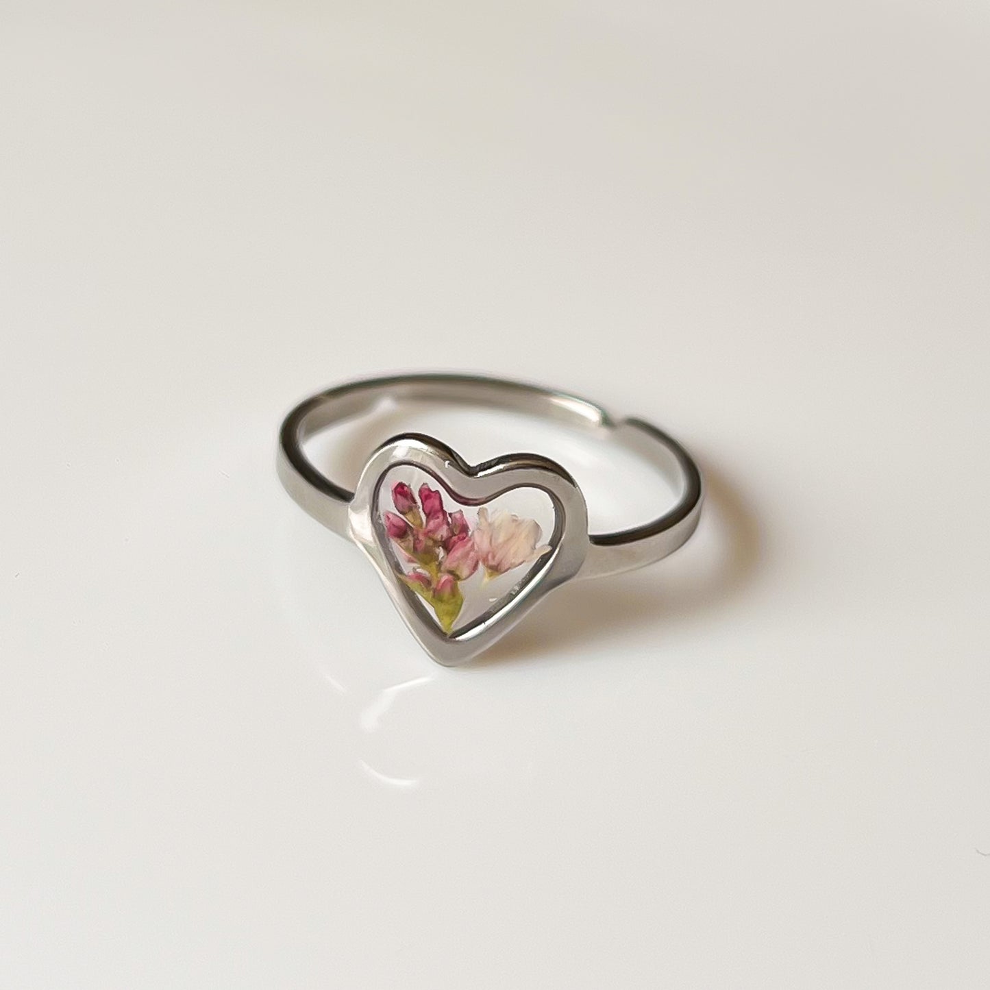 Floral Heart Ring