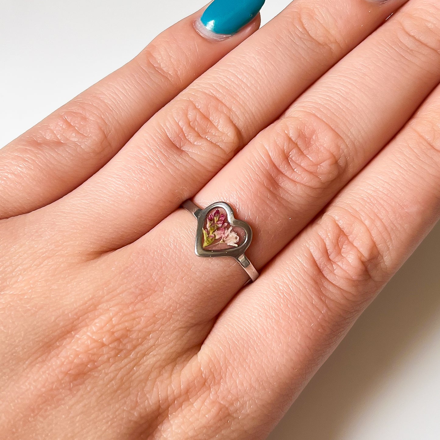 Floral Heart Ring