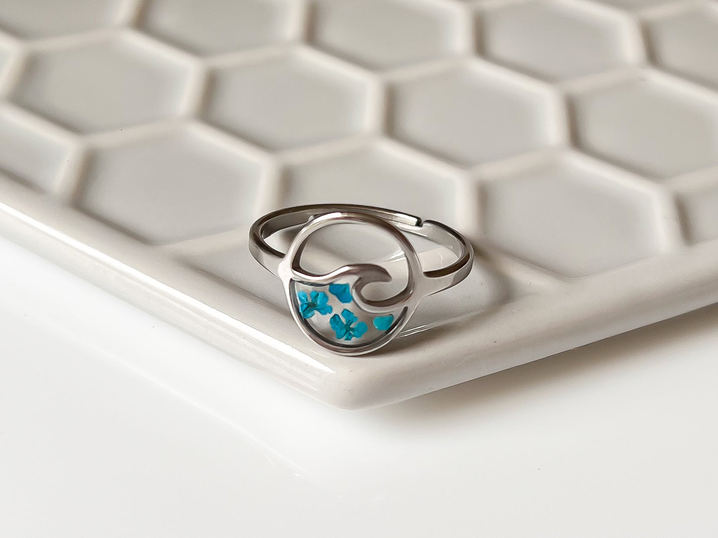 Blue Wave Ring