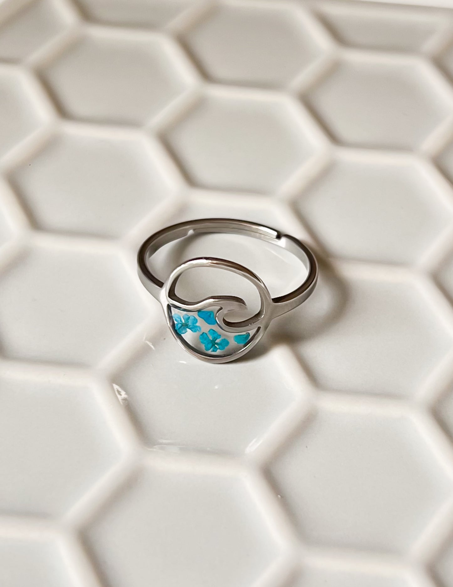 Blue Wave Ring