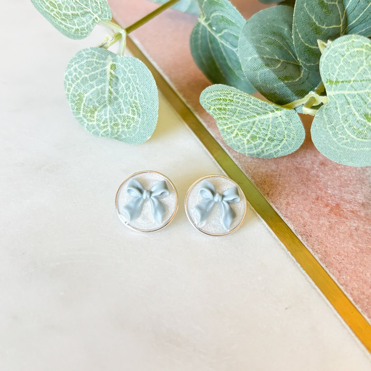Sterling Silver Bow Studs