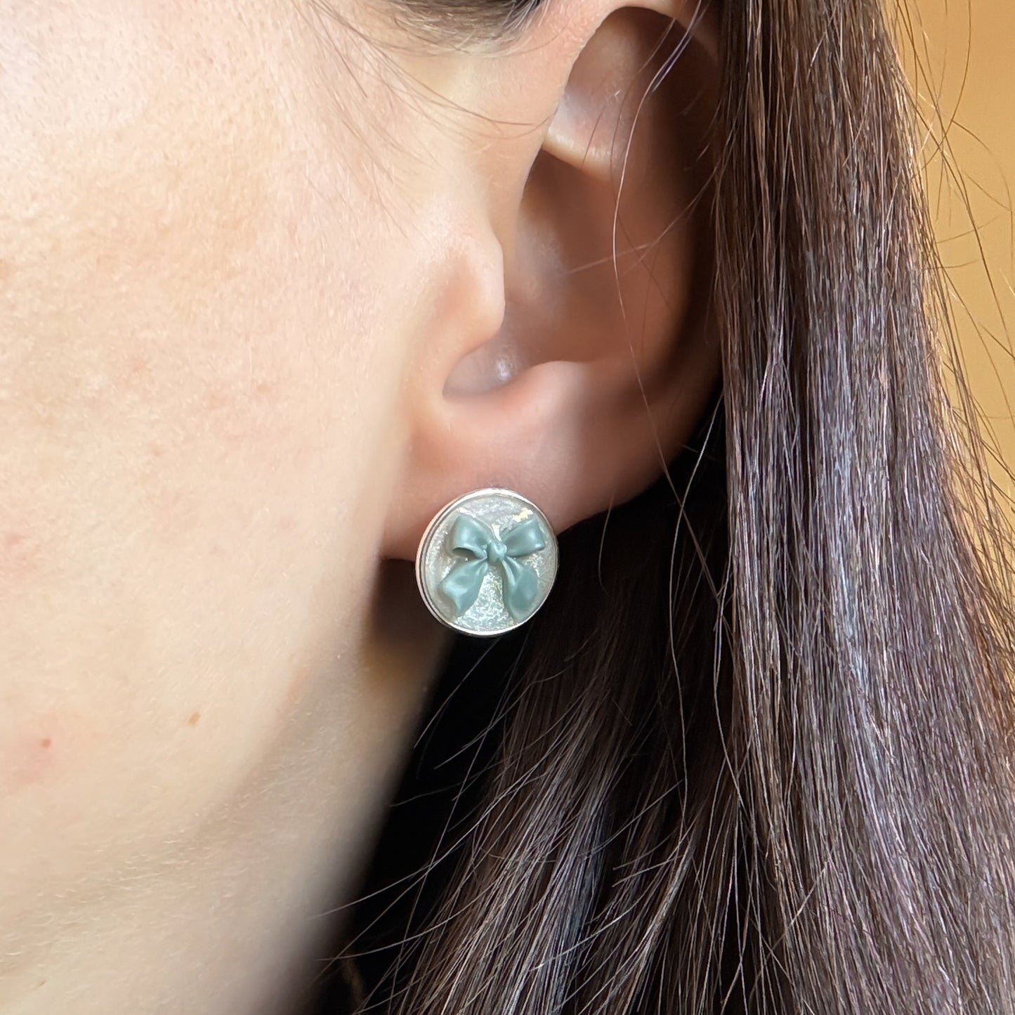 Sterling Silver Bow Studs