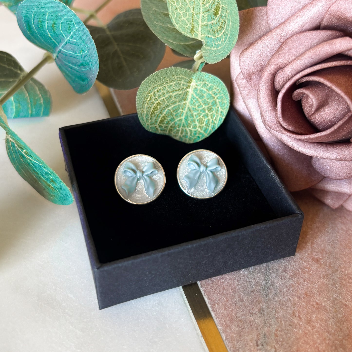 Sterling Silver Bow Studs