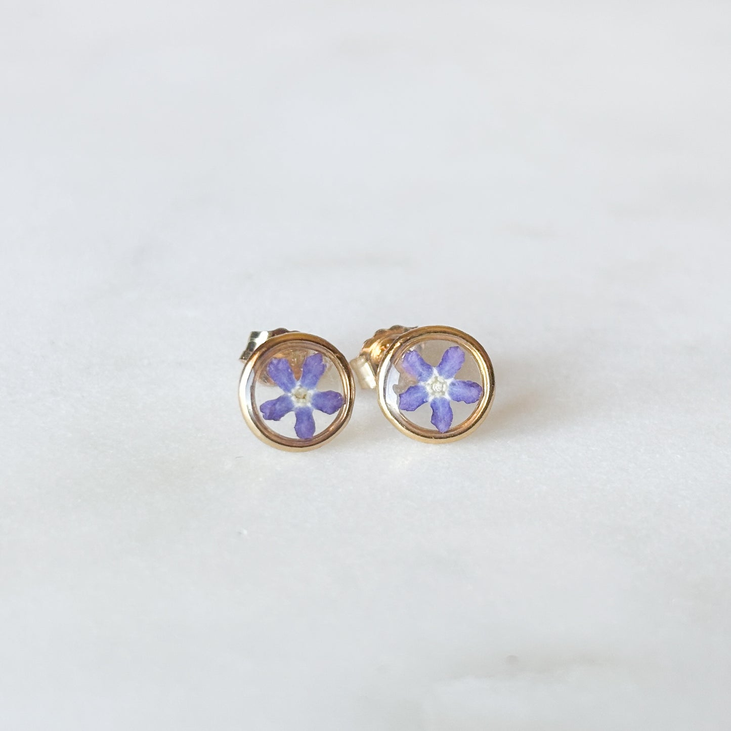 Gold Filled Forget Me Not Studs
