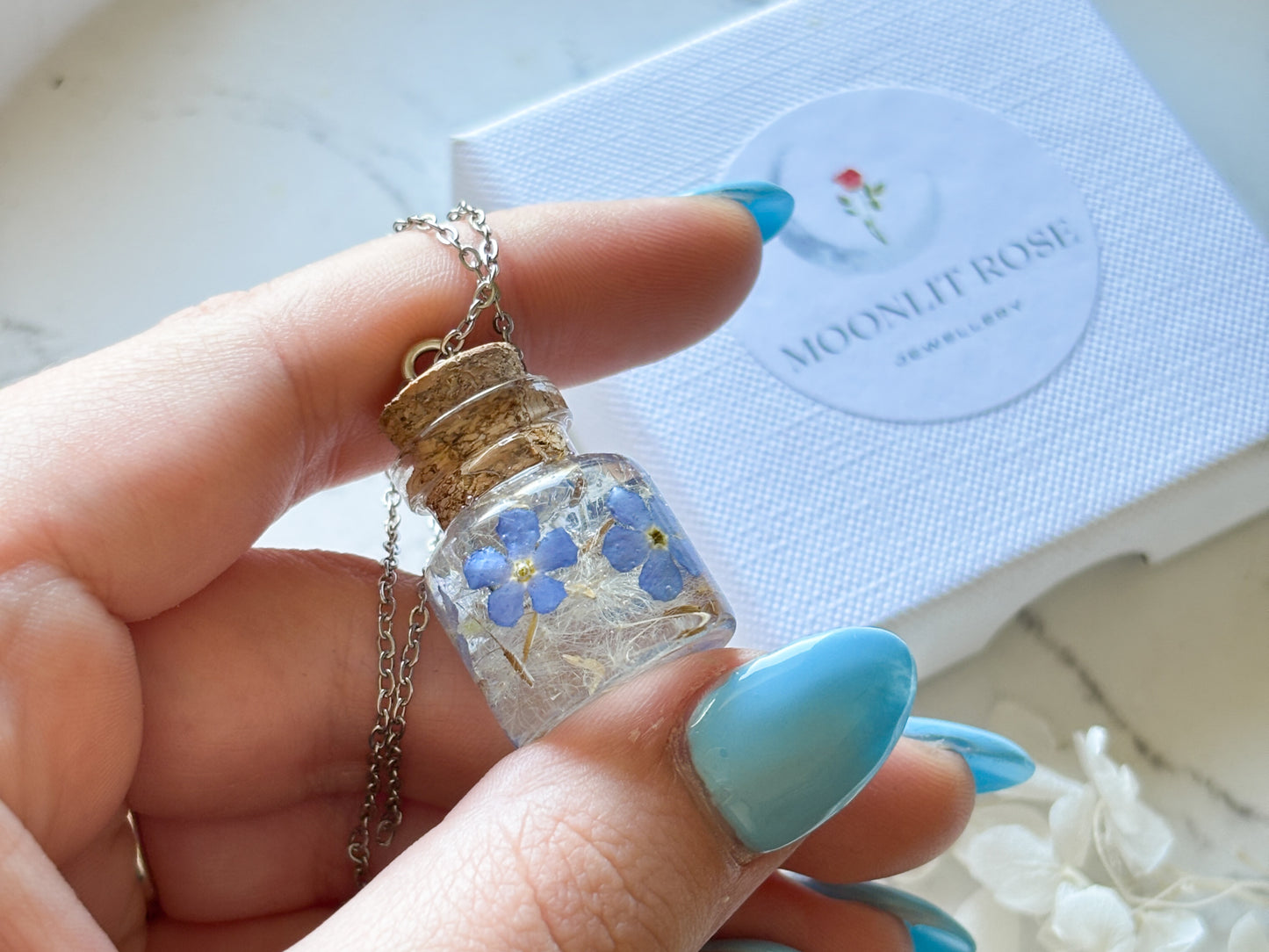 Forget Me Not Ashes Bottle