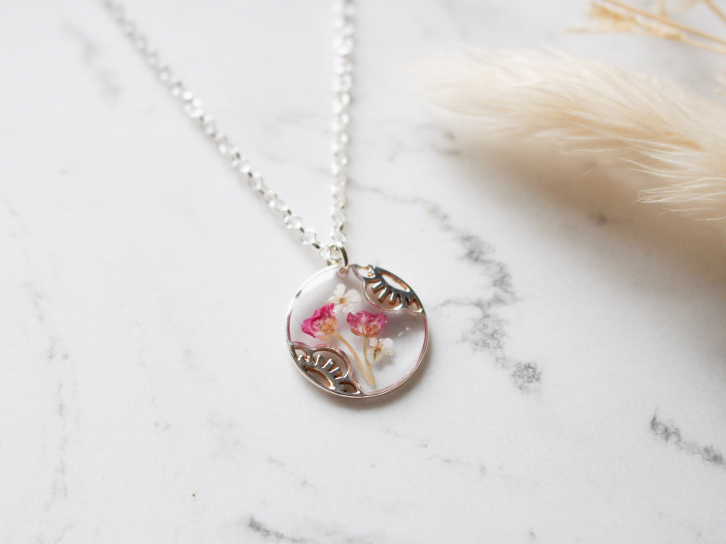 Silver Blossom Necklace