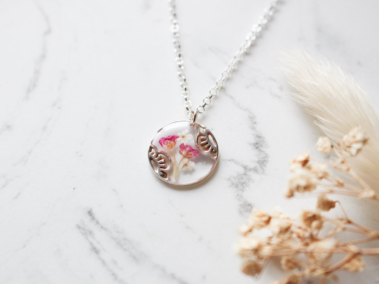 Silver Blossom Necklace