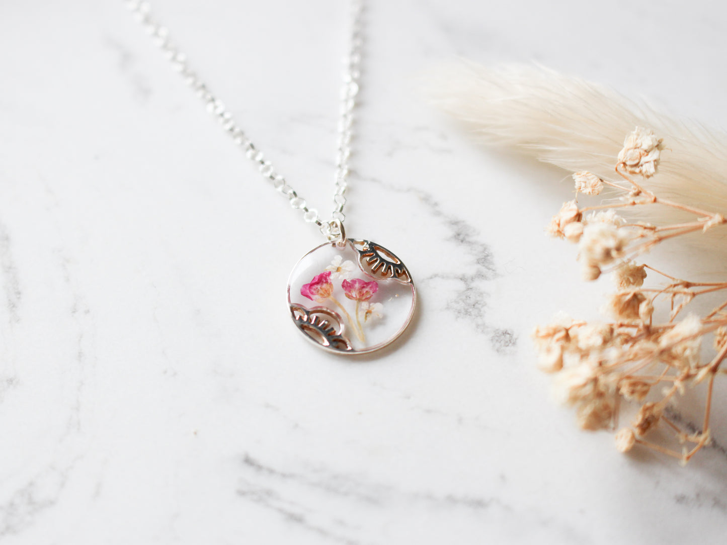 Silver Blossom Necklace