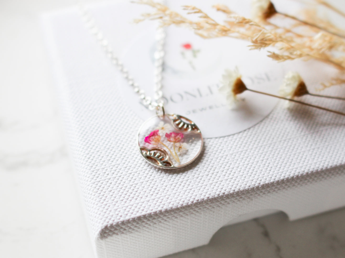 Silver Blossom Necklace