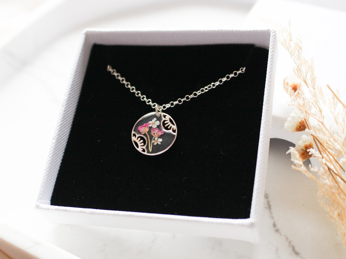 Silver Blossom Necklace