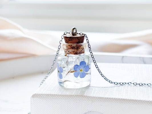 Forget Me Not Ashes Bottle