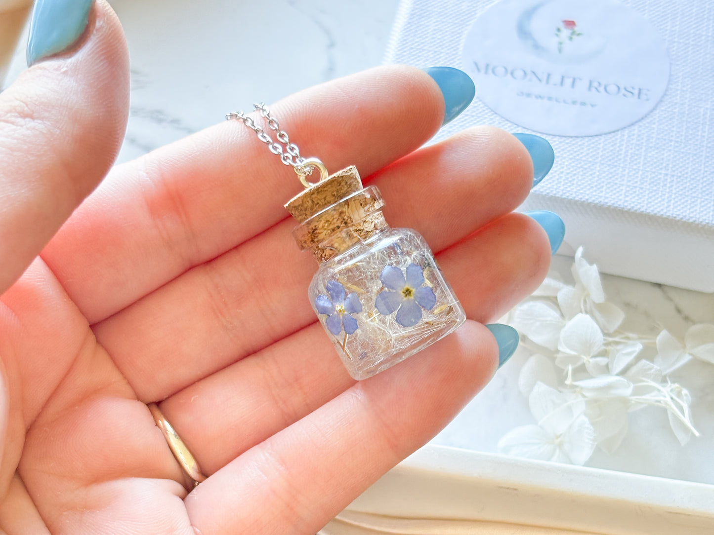Forget Me Not Ashes Bottle