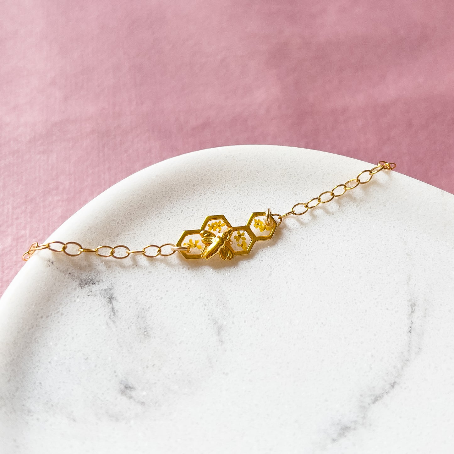 Gold Bee Bracelet